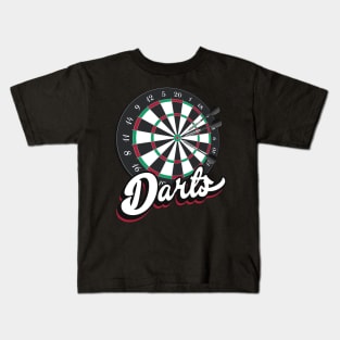 Darts vintage Dart Gifts Kids T-Shirt